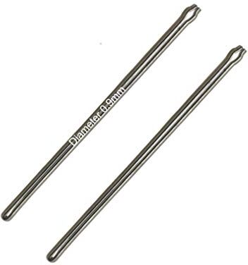 masar 20mm Ø 0,9 mm Perno Polso Link Pin Dvisi per Cinturino Orologio Inox 316L – 2 pcs