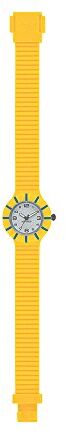 Hip Hop Orologio Solo Tempo Spectra Yellow per Bambini Completamente Giallo con Accenti Blu con Cinturino in Silicone Morbido Resistente all'Acqua