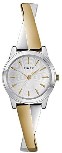 Timex Orologio Analogico Quarzo Donna con Cinturino in Acciaio Inox