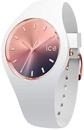 ICE Sunset Midnight Orologio Bianco da Donna con Cinturino in Silicone, 0 (Medium)