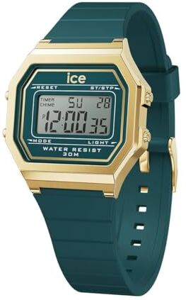 ICE digit retro Verdigris Orologio blu da Donna con Cinturino in plastica  (Small)