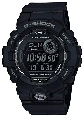 Casio G-SHOCK Orologio, Steptracker/Pedometro, Sensore di movimento, 20 BAR, Nero, Digitale, Uomo,