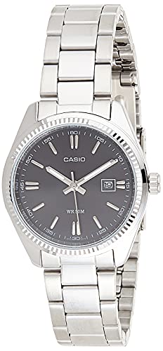 Casio Orologio Analogico Donna con Cinturino in Placcato in Acciaio Inox LTP-1302D-1A1