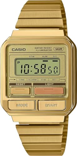 Casio Orologio Digitale al Quarzo Uomo con Cinturino in Acciaio Inossidabile