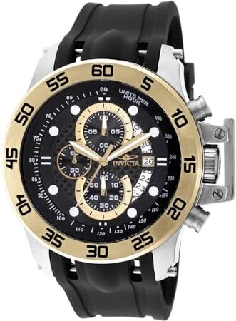 Invicta I-Force  Orologio da Uomo con Movimento al Quarzo 51 mm, Argento/Oro