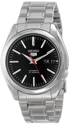 Seiko Orologio Analogico Automatico Uomo con Cinturino in Acciaio Inox K1