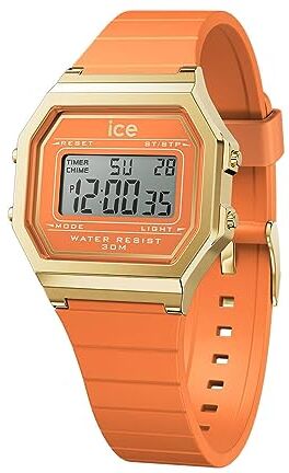 ICE digit retro Apricot crush Orologio arancione da Donna con Cinturino in plastica  (Small)