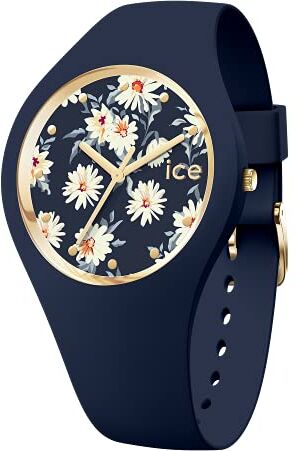 ICE flower Twilight daisy Orologio blu da Donna con Cinturino in silicone  (Medium)