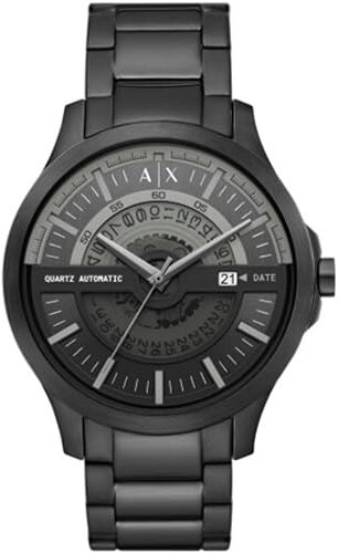 Armani Orologio Analogico al Quarzo Uomo con Cinturino in Acciaio Inossidabile