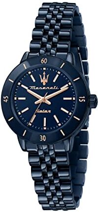 Maserati Solar Blue Orologio Donna, Solo tempo solare, Analogico