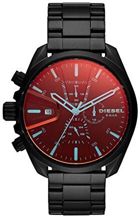 Diesel Orologio Cronografo Quarzo Uomo con Cinturino in Acciaio Inossidabile