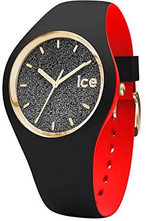 ICE loulou Black Glitter Orologio nero da Donna con Cinturino in silicone 00 (Small)