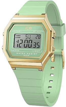 ICE digit retro Lagoon green Orologio verde da Donna con Cinturino in plastica  (Small)