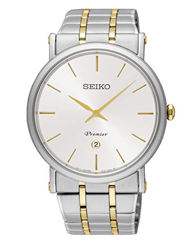 Seiko Orologio Analogico Quarzo Uomini con Cinturino in Acciaio Inox