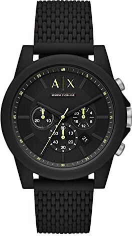 Armani Chronograph maschile al quarzo con braccialetto