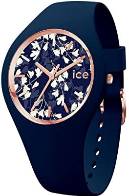 ICE flower Blue lily Orologio blu da Donna con Cinturino in silicone  (Small)