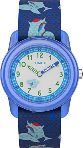 Timex , orologio analogico al quarzo, unisex, per bambini, con cinturino in tessuto, multicolore