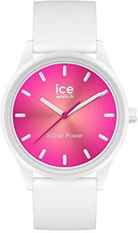 ICE solar power Coral reef Orologio bianco da Donna con Cinturino in silicone  (Medium)