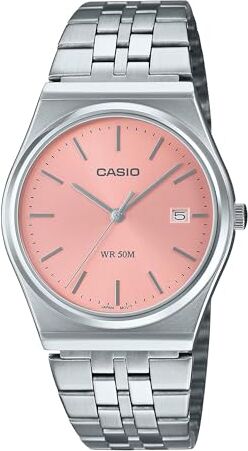 Casio Orologio Analogico-Digitale Automatico Uomo con Cinturino in Acciaio Inossidabile S7273009