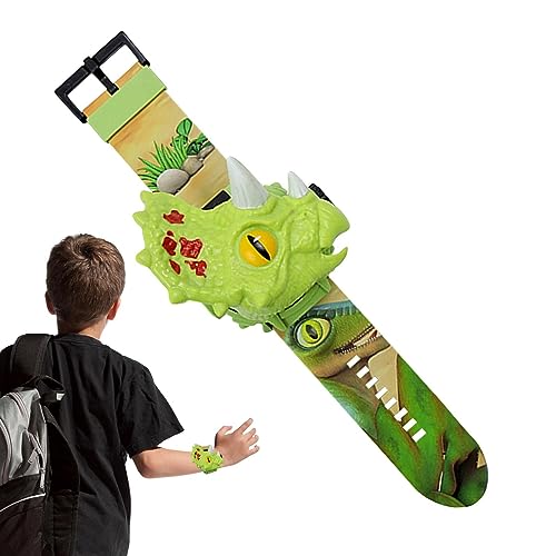 leryveo Dinosaur Torcia Proiettore Giocattoli, 24 Modelli Torcia Orologi Giocattolo Elettronico, Orologio elettronico per bambini per bambini