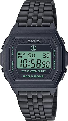 Casio Orologio Digitale al Quarzo Uomo con Cinturino in Acciaio Inossidabile