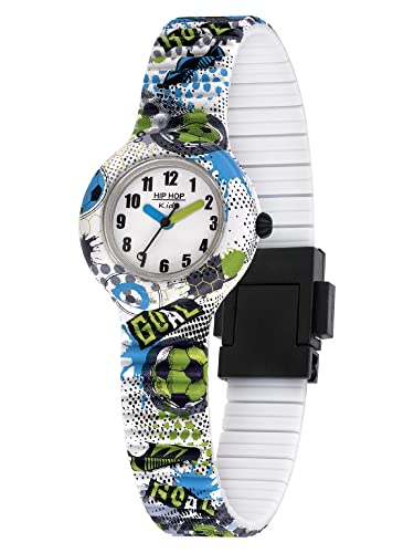 Hip Hop , Collezione KIDS FUN, Orologio Bambino in Cinturino in Silicone, Indici e Sfere Colorate, Cassa 28 mm, Movimento al Quarzo, Resistente all'Acqua, Lunghezza Regolabile