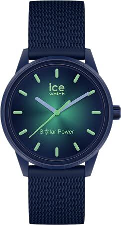 ICE solar power Borealis Orologio blu da Donna con Cinturino in silicone  (Small)