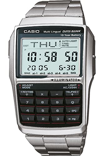 Casio Orologio Digitale Uomo con Cinturino in Acciaio Inox DBC-32D-1AES