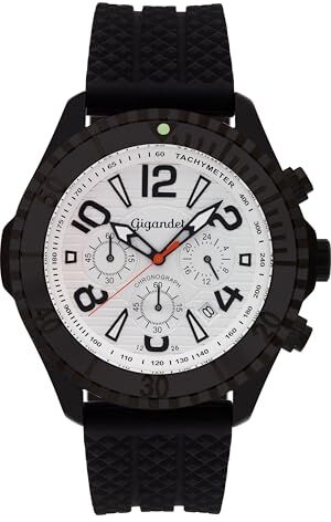 Gigandet Orologio Analogico al Quarzo Giapponese Uomo con Cinturino in Silicone