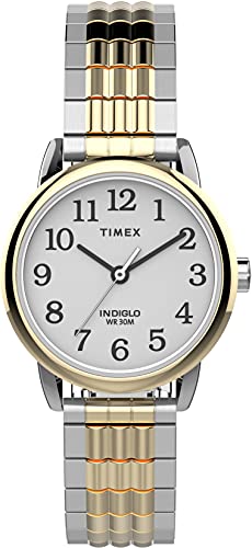Timex Orologio Analogueico Quarzo Donna con Cinturino in Acciaio Inox