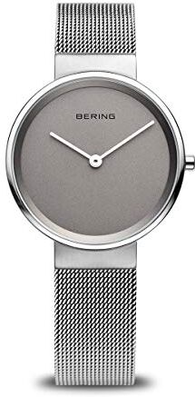 BERING Donna Analogico Quarzo Classic Orologio con Cinturino in Acciaio inossidabile Cinturino e Vetro zaffiro