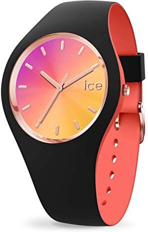 ICE duo chic California Orologio nero da Donna con Cinturino in silicone  (Small)