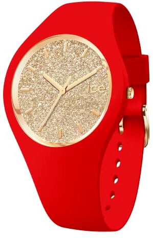 ICE glitter Red passion Orologio rosso da Donna con Cinturino in silicone  (Medium)