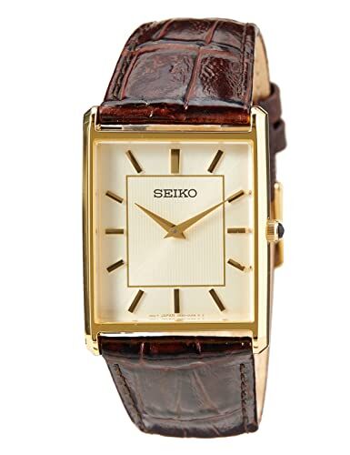 Seiko Orologio Analogico al Quarzo Uomo con Cinturino in Pelle