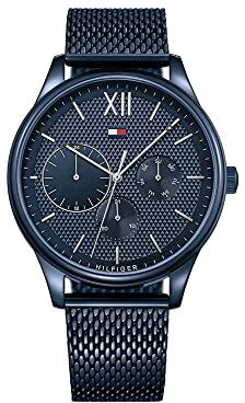 Tommy Hilfiger Orologio Multi-quadrante Quarzo Uomo con Cinturino in Acciaio Inox