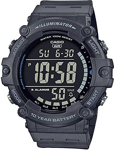 Casio Orologio Digitale al Quarzo Unisex Adulti con Cinturino in Plastica