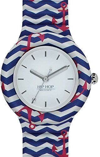 Hip Hop Orologio HIP-HOP DONNA UNDER THE WATER quadrante MONO-COLORE BIANCO movimento SOLO TEMPO 3H QUARZO e CINTURINO SILICONE BIANCO