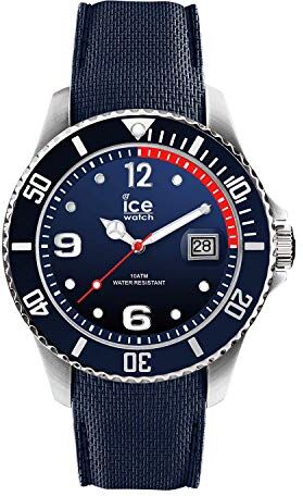 ICE Steel Marine Orologio Blu da Uomo con Cinturino in Silicone, 0 (Large)