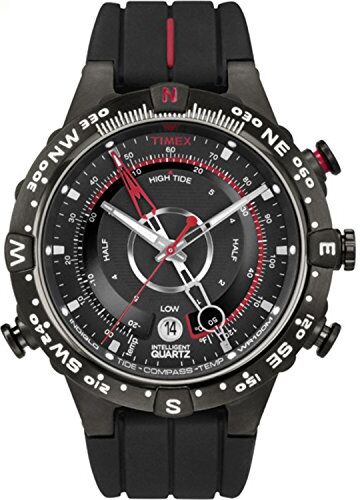 Timex Intelligent Quartz T2N720 Orologio da uomo con cinturino in silicone da 45 mm