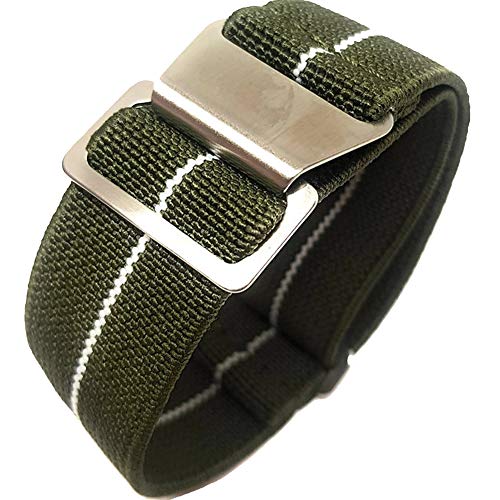 Max Cinturino in nylon elastico per paracadute French Marine Nationale 20mm Orologio -  Watch Strap