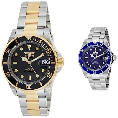 Invicta Pro Diver 8927OB Nero Orologio Uomo Automatico 40 mm & Pro Diver 9094OB Blu Orologio Uomo Automatico 40 mm