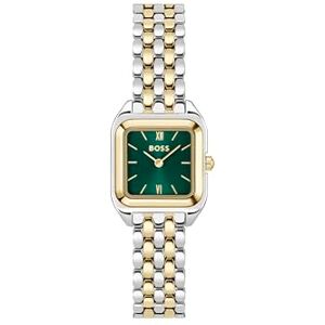 Boss Orologio Con Movimento Al Quarzo A Due Lancette da Donna Collezione MAE PETITE con Cinturino in Acciaio Inossidabile Bicolore, , Two-Tone and Green Boss Orologio Con Movimento Al Quarzo A Due Lancette da Donna Collezione MAE PETITE con Cinturino in Acciaio Inossidabile Bicolore, , Two-Tone and Green