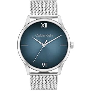 Calvin Klein Orologio con Movimento al Quarzo a Tre Lancette da Uomo Collezione ASCEND con Cinturino in Maglia Metallica in Acciaio Inossidabile Argentato , Silver Calvin Klein Orologio con Movimento al Quarzo a Tre Lancette da Uomo Collezione ASCEND con Cinturino in Maglia Metallica in Acciaio Inossidabile Argentato , Silver