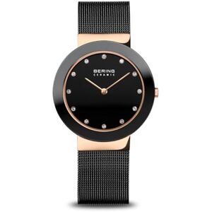 BERING Donna Analogico Quarzo Ceramic Orologio con Cinturino in Acciaio Inossidabile Cinturino e Vetro Zaffiro BERING Donna Analogico Quarzo Ceramic Orologio con Cinturino in Acciaio Inossidabile Cinturino e Vetro Zaffiro
