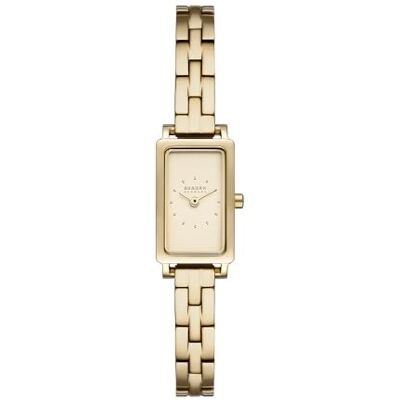 Skagen Orologio Hagen per donna, movimento al quarzo a due lancette con cinturino in acciaio inossidabile o in pelle, 31 mm, Oro seppia Skagen Orologio Hagen per donna, movimento al quarzo a due lancette con cinturino in acciaio inossidabile o in pelle, 31 mm, Oro seppia