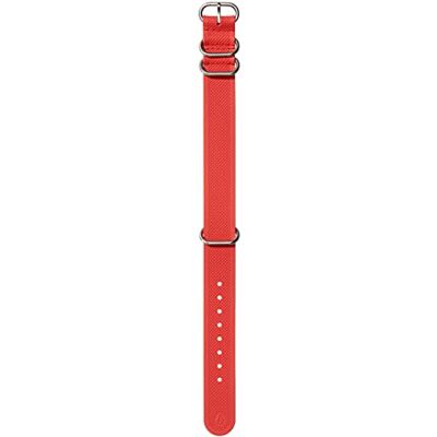 NIXON FKM Rubber NATO BA005-3403-00 Cinturino di ricambio per orologi con 20 mm di distanza in silicone e caucciù colore fuoco con fibbia e raccordi in acciaio inox, BA005-3403-00, Fuoco, 20mm NIXON FKM Rubber NATO BA005-3403-00 Cinturino di ricambio per orologi con 20 mm di distanza in silicone e caucciù colore fuoco con fibbia e raccordi in acciaio inox, BA005-3403-00, Fuoco, 20mm