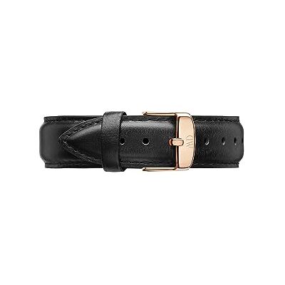 Daniel Wellington Classic Sheffield Cinturino Uomo, 20mm, in Pelle, Nero/Oro Rosato Daniel Wellington Classic Sheffield Cinturino Uomo, 20mm, in Pelle, Nero/Oro Rosato