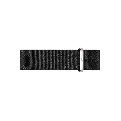 Daniel Wellington Classic Cornwall Cinturino Unisex Adulto, 18mm, in NATO, Nero/Argento Daniel Wellington Classic Cornwall Cinturino Unisex Adulto, 18mm, in NATO, Nero/Argento