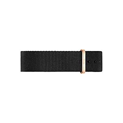 Daniel Wellington Classic Cornwall Cinturino Unisex Adulto, 18mm, in NATO, Nero/Oro Rosato Daniel Wellington Classic Cornwall Cinturino Unisex Adulto, 18mm, in NATO, Nero/Oro Rosato