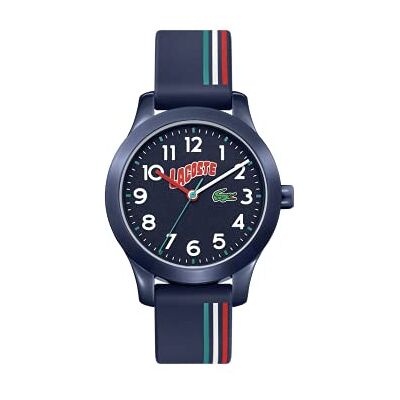 Lacoste Orologio Analogico al Quarzo da Bambini Collezione .12.12 KIDS con Cinturino in Silicone Blu Lacoste Orologio Analogico al Quarzo da Bambini Collezione .12.12 KIDS con Cinturino in Silicone Blu